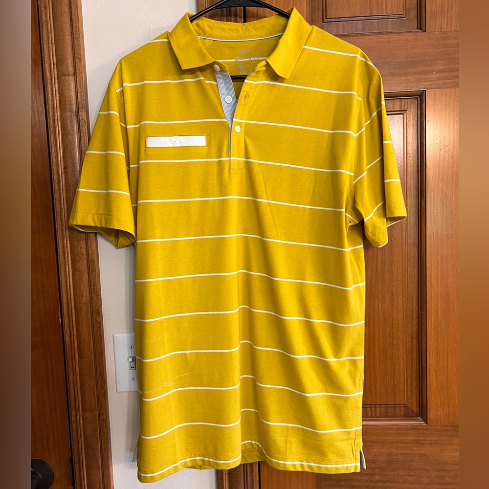 Nike Golf Dri-Fit - Yellow Polo - Men’s Medium
